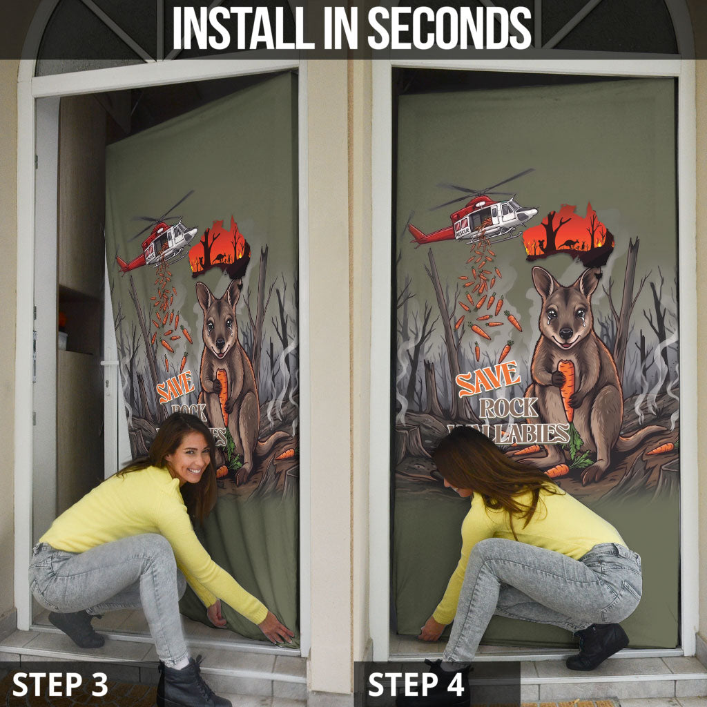 Save Rock Wallabies Australia 2026 Door Cover