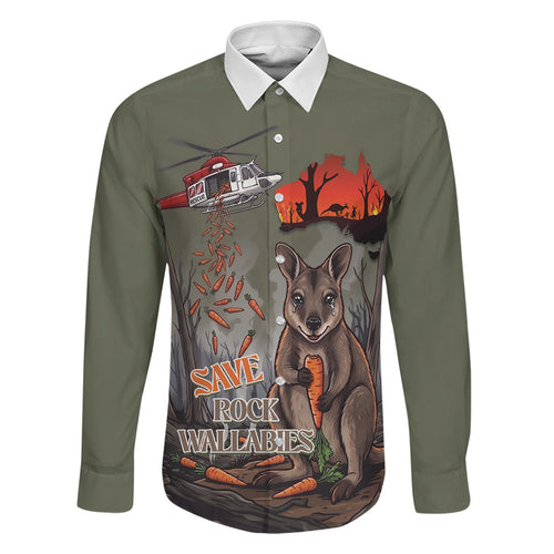 Save Rock Wallabies Australia 2026 Family Matching Puletasi and Hawaiian Shirt