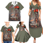 Save Rock Wallabies Australia 2026 Family Matching Summer Maxi Dress and Hawaiian Shirt