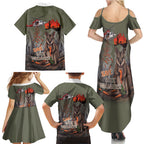 Save Rock Wallabies Australia 2026 Family Matching Summer Maxi Dress and Hawaiian Shirt