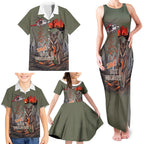 Save Rock Wallabies Australia 2026 Family Matching Tank Maxi Dress and Hawaiian Shirt