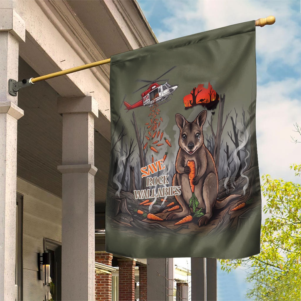 Save Rock Wallabies Australia 2026 Garden Flag