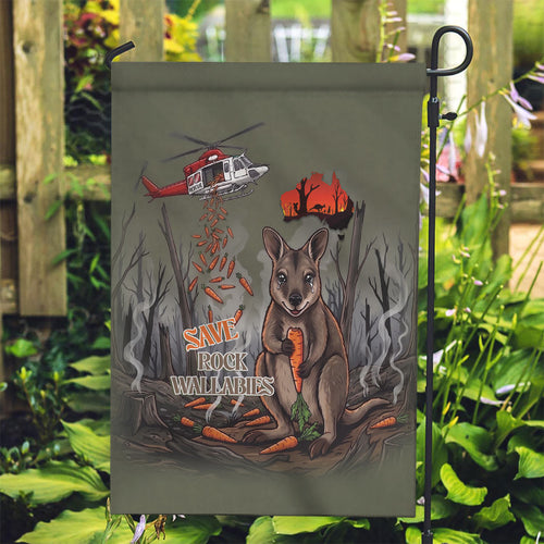 Save Rock Wallabies Australia 2026 Garden Flag