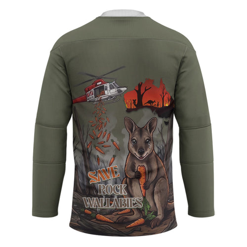Save Rock Wallabies Australia 2026 Hockey Jersey