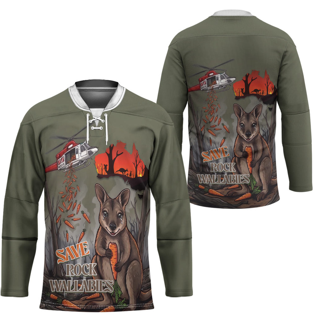 Save Rock Wallabies Australia 2026 Hockey Jersey