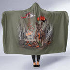 Save Rock Wallabies Australia 2026 Hooded Blanket