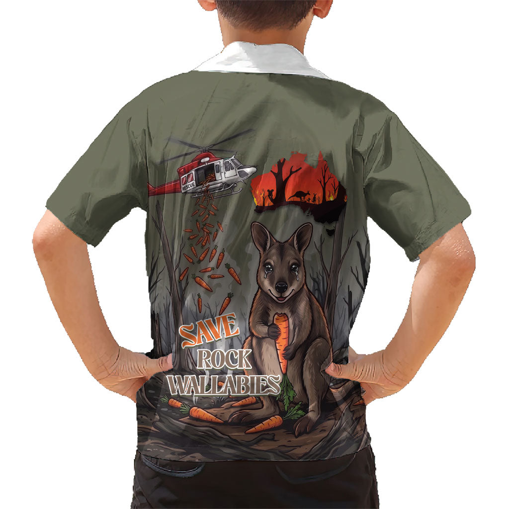 Save Rock Wallabies Australia 2026 Kid Hawaiian Shirt