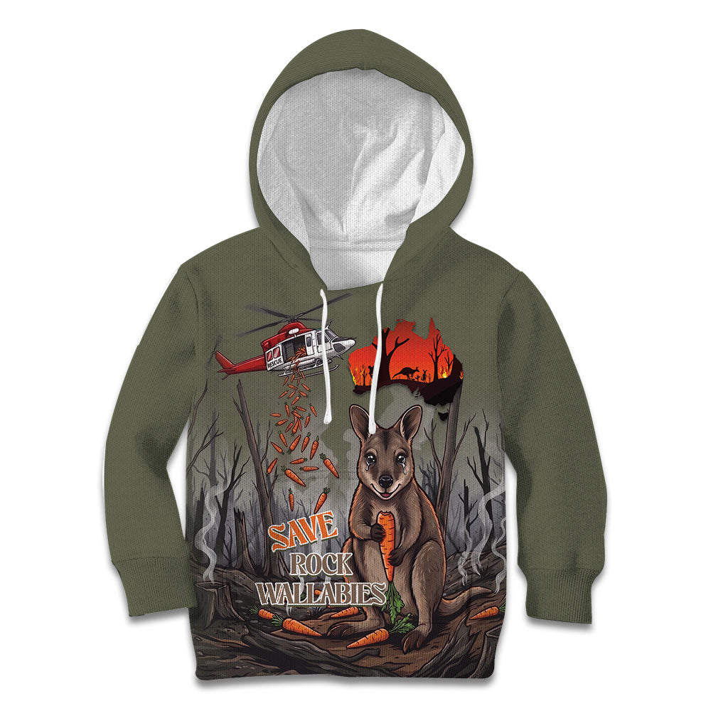Save Rock Wallabies Australia 2026 Kid Hoodie