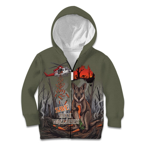 Save Rock Wallabies Australia 2026 Kid Hoodie