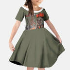 Save Rock Wallabies Australia 2026 Kid Short Sleeve Dress