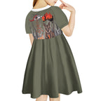 Save Rock Wallabies Australia 2026 Kid Short Sleeve Dress