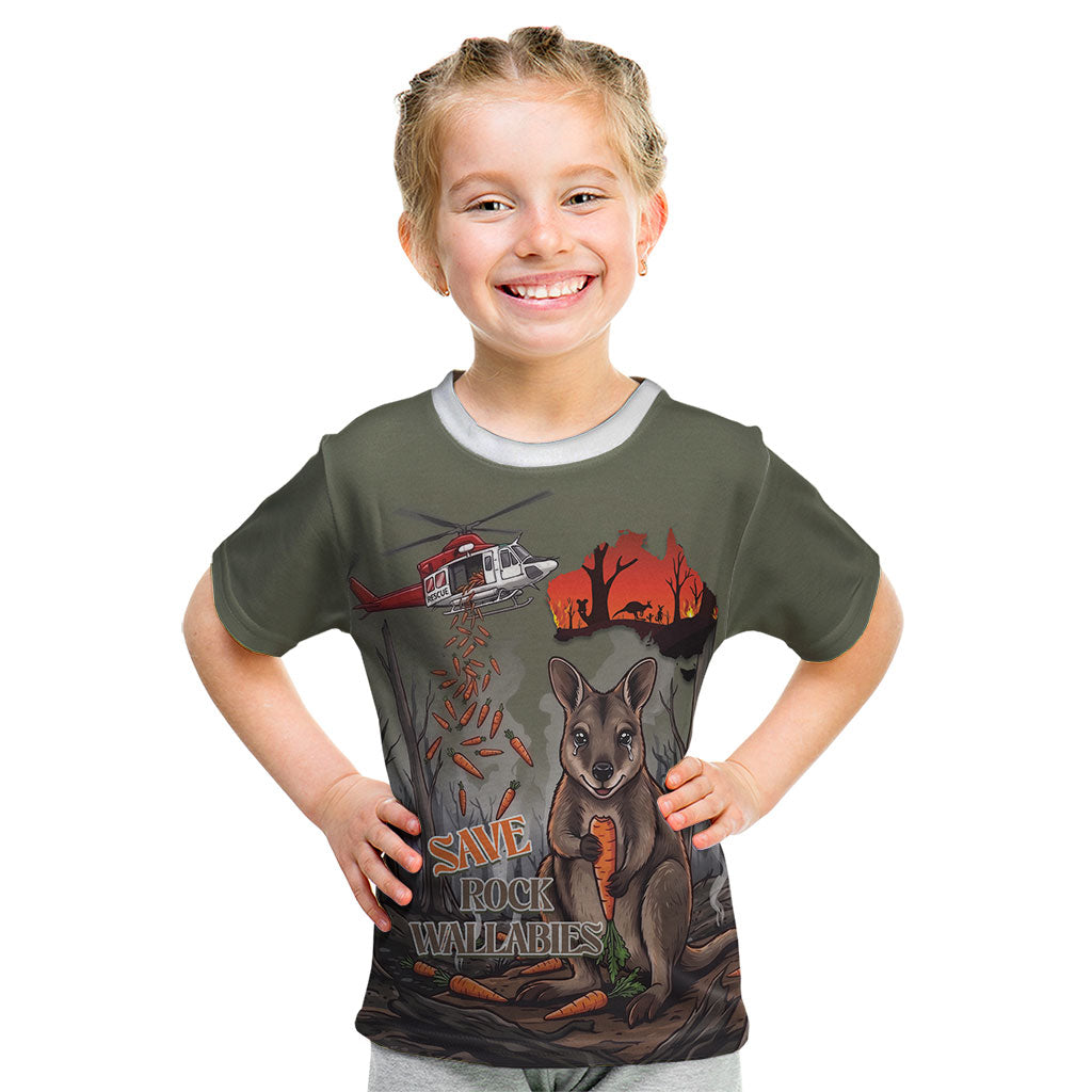 Save Rock Wallabies Australia 2026 Kid T Shirt