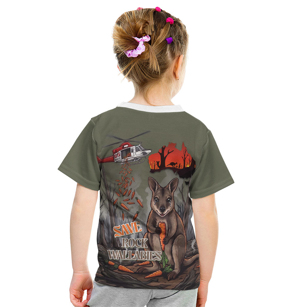 Save Rock Wallabies Australia 2026 Kid T Shirt