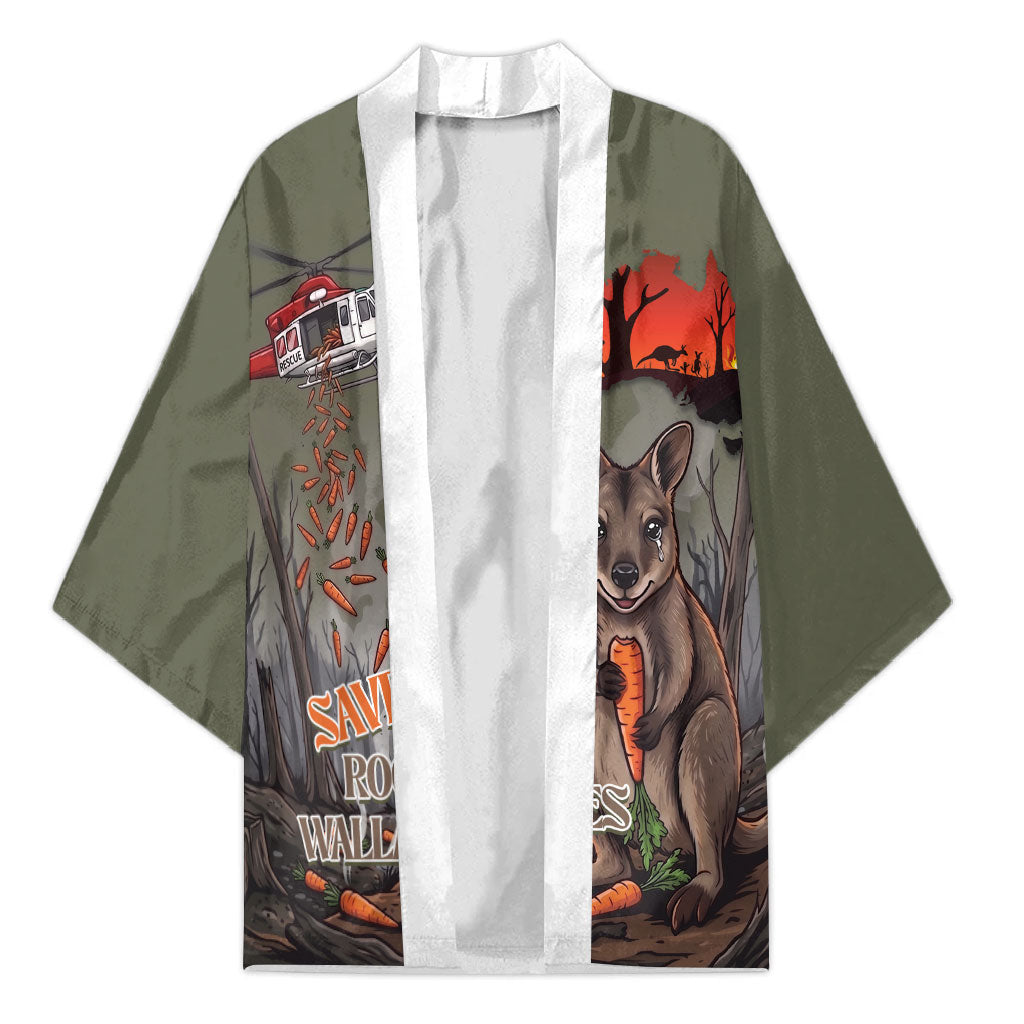 Save Rock Wallabies Australia 2026 Kimono