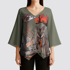 Save Rock Wallabies Australia 2026 Kimono Sleeve Blouse