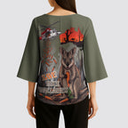 Save Rock Wallabies Australia 2026 Kimono Sleeve Blouse