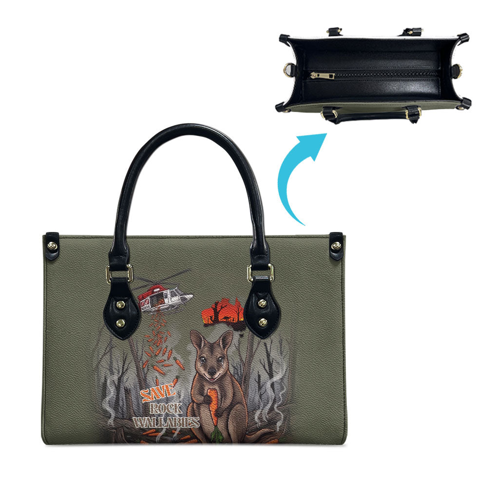 Save Rock Wallabies Australia 2026 Leather Bag