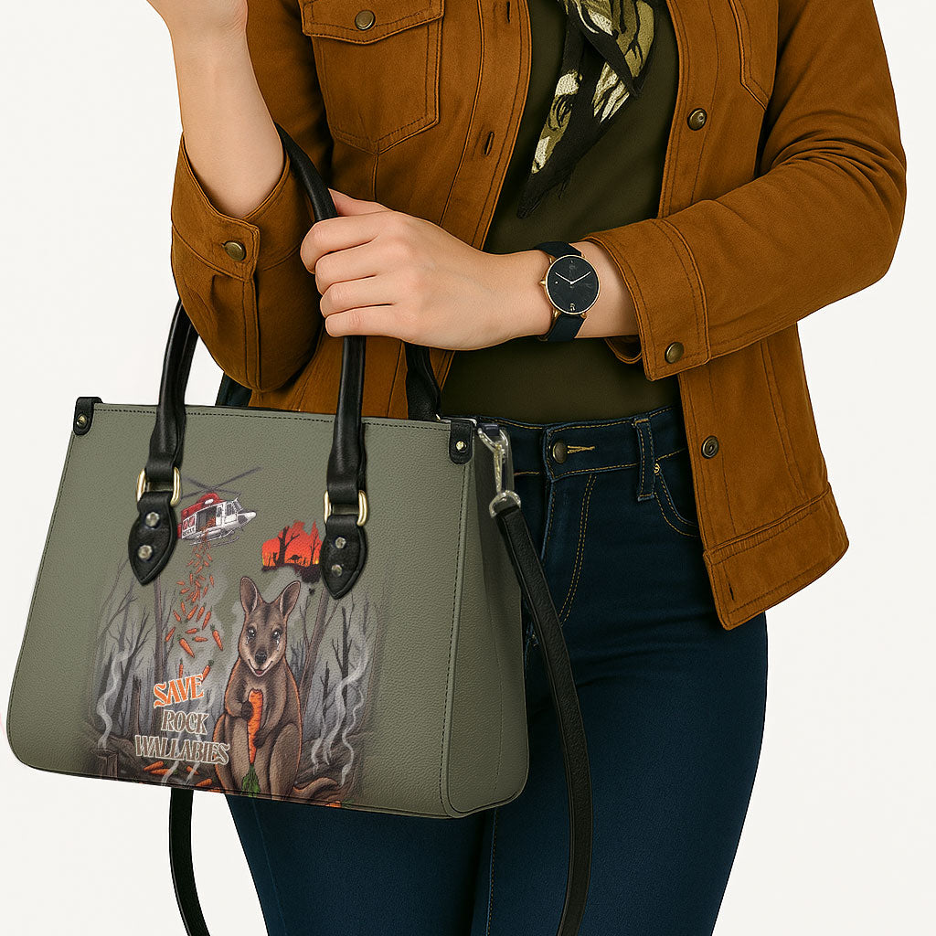 Save Rock Wallabies Australia 2026 Leather Bag