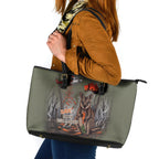 Save Rock Wallabies Australia 2026 Leather Tote Bag
