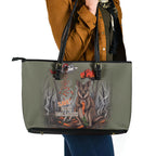 Save Rock Wallabies Australia 2026 Leather Tote Bag