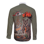 Save Rock Wallabies Australia 2026 Long Sleeve Button Shirt