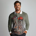 Save Rock Wallabies Australia 2026 Long Sleeve Polo Shirt