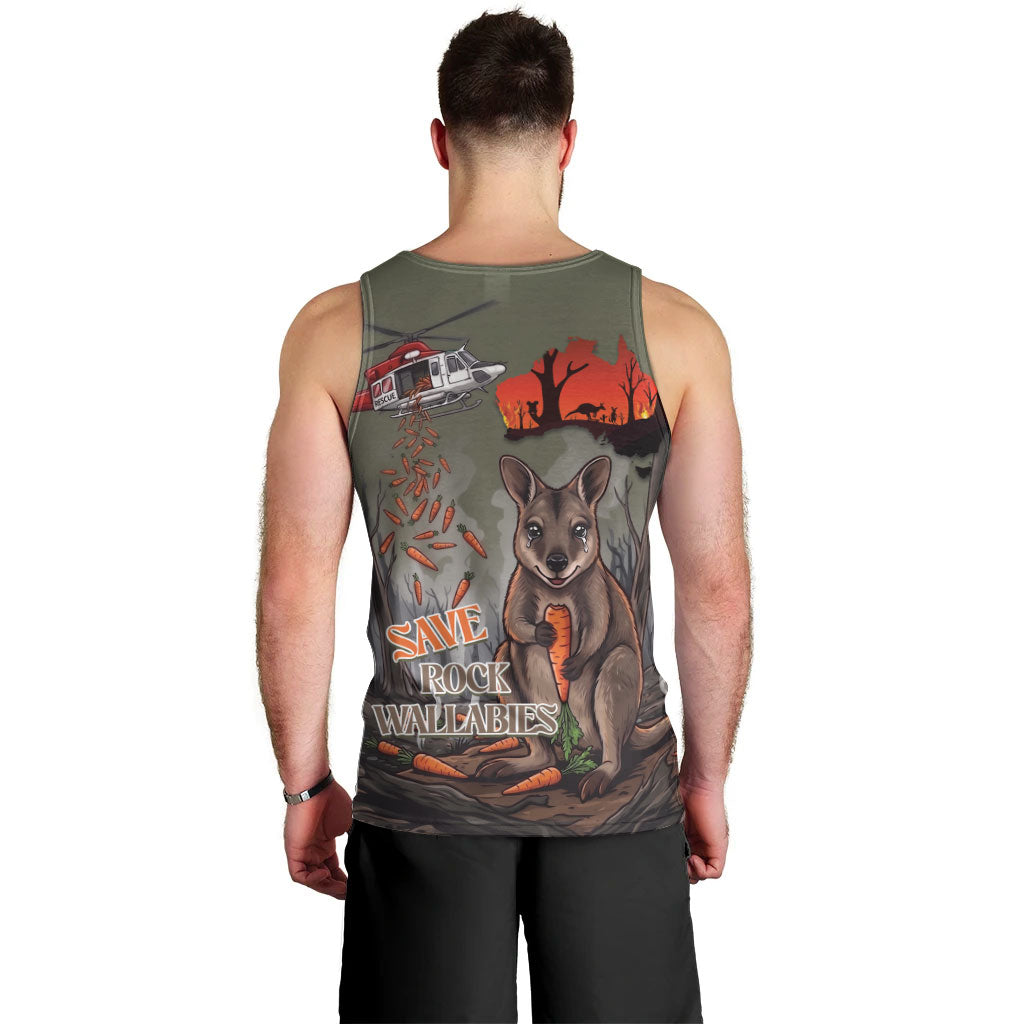 Save Rock Wallabies Australia 2026 Men Tank Top