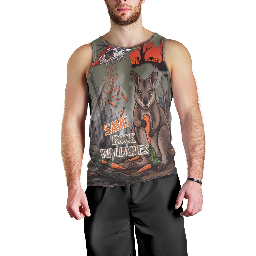 Save Rock Wallabies Australia 2026 Men Tank Top