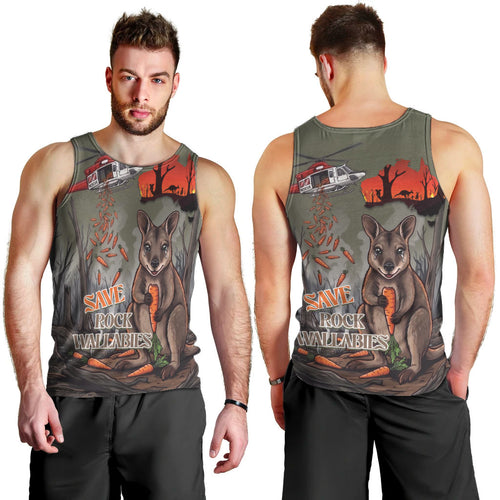 Save Rock Wallabies Australia 2026 Men Tank Top