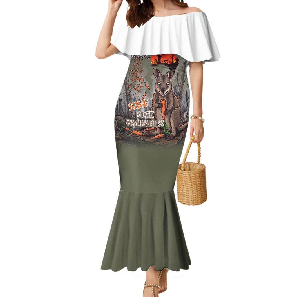 Save Rock Wallabies Australia 2026 Mermaid Dress