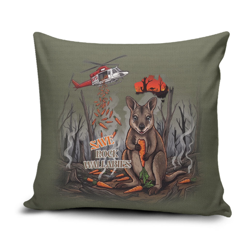 Save Rock Wallabies Australia 2026 Pillow Cover