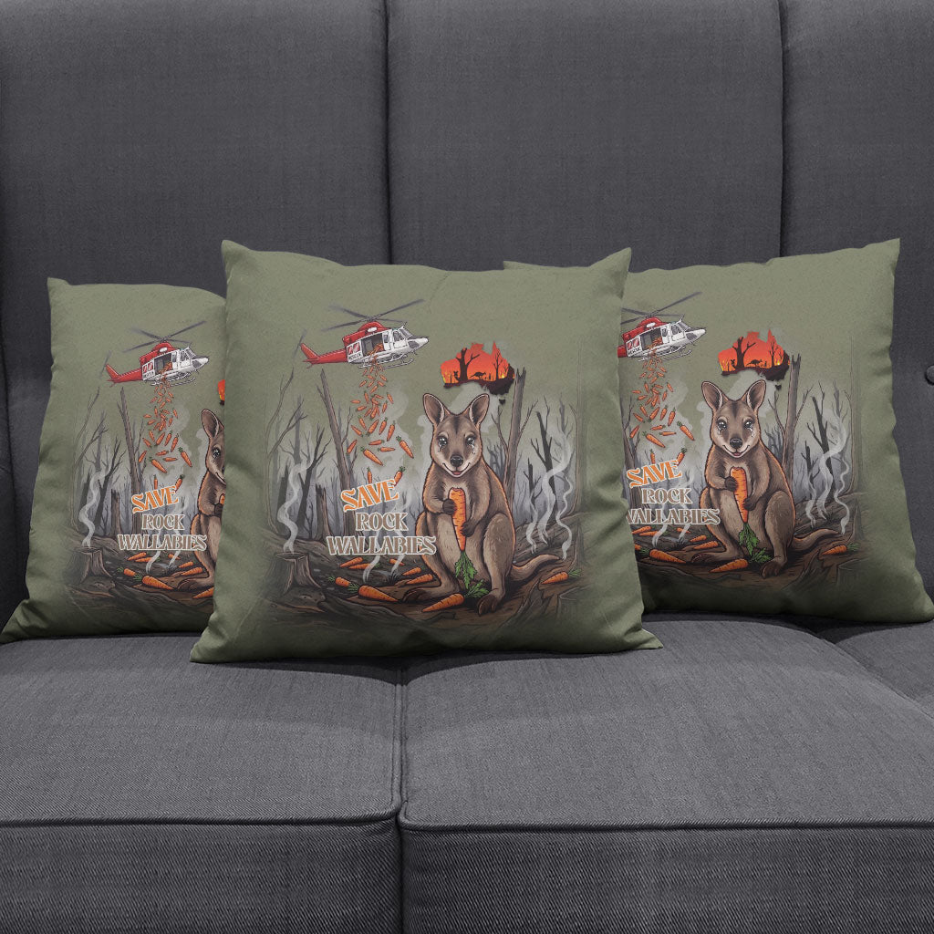 Save Rock Wallabies Australia 2026 Pillow Cover