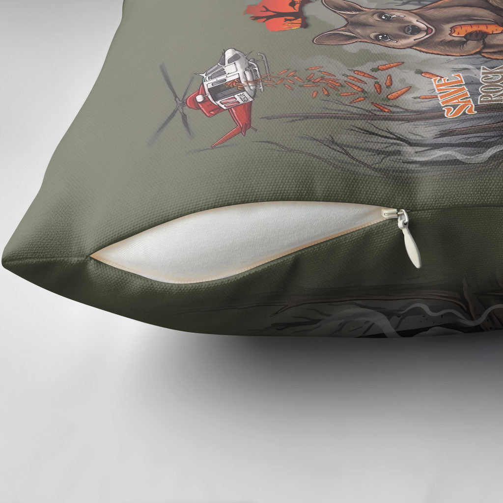 Save Rock Wallabies Australia 2026 Pillow Cover