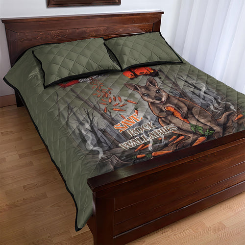 Save Rock Wallabies Australia 2026 Quilt Bed Set