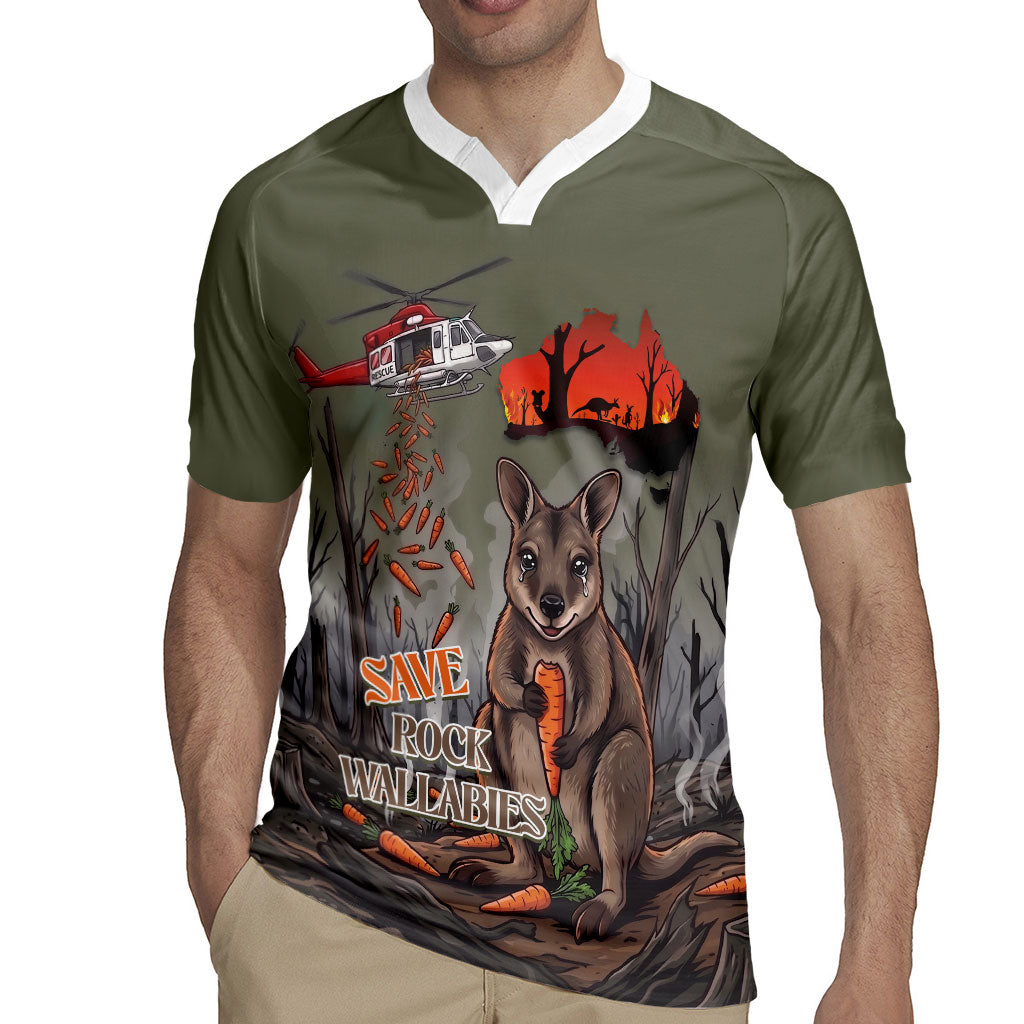Save Rock Wallabies Australia 2026 Rugby Jersey