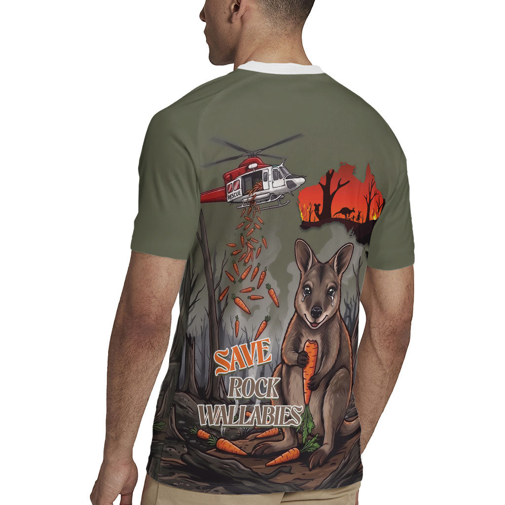 Save Rock Wallabies Australia 2026 Rugby Jersey