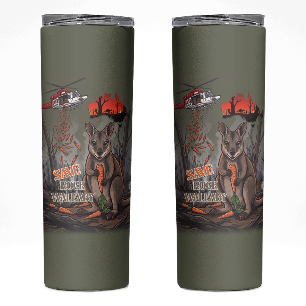 Save Rock Wallabies Australia 2026 Skinny Tumbler
