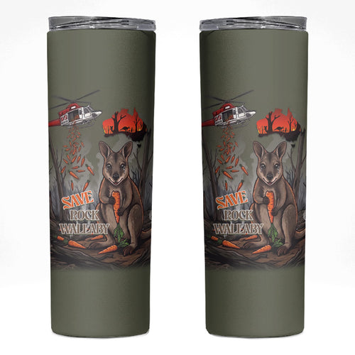 Save Rock Wallabies Australia 2026 Skinny Tumbler