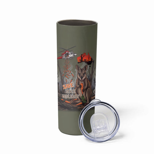 Save Rock Wallabies Australia 2026 Skinny Tumbler