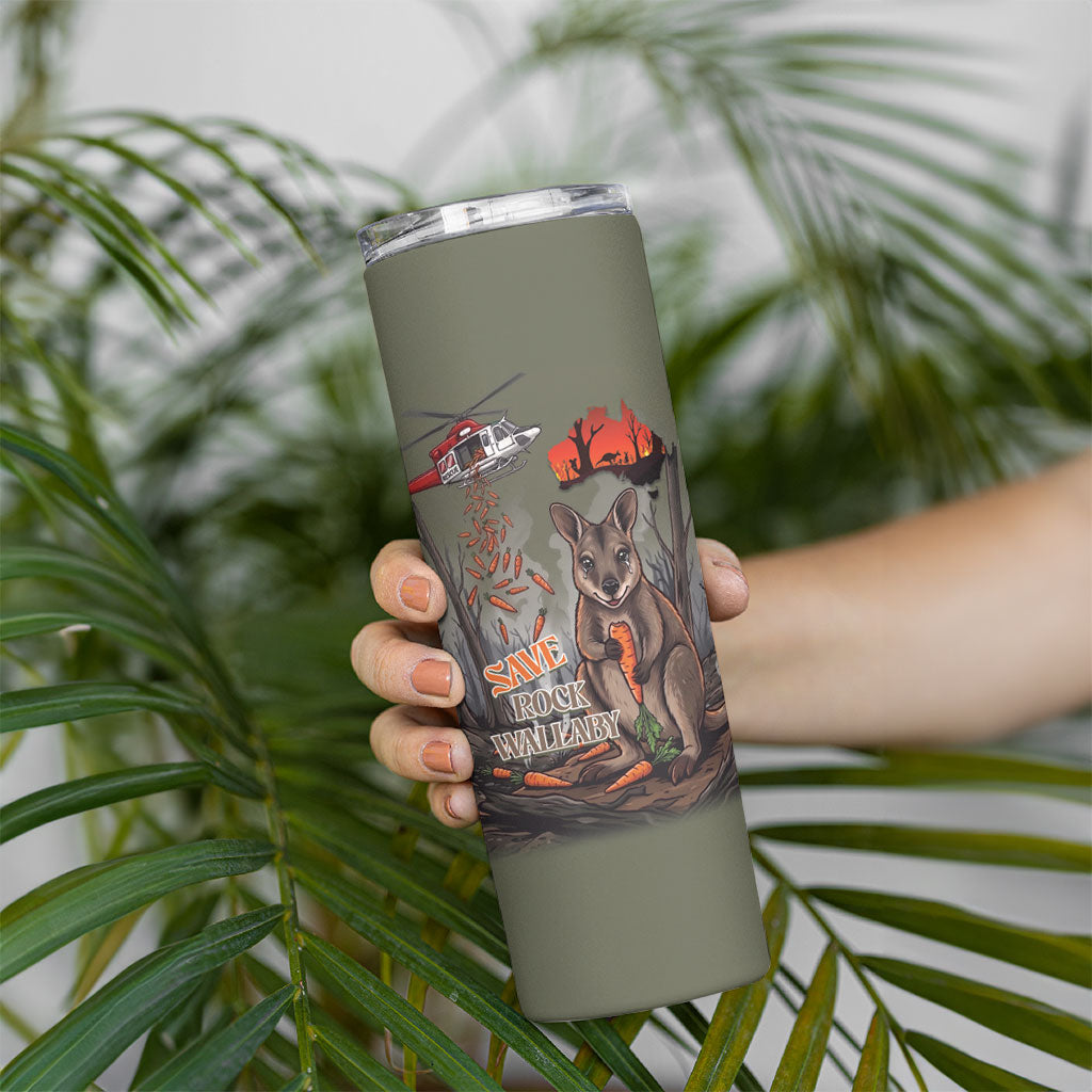Save Rock Wallabies Australia 2026 Skinny Tumbler