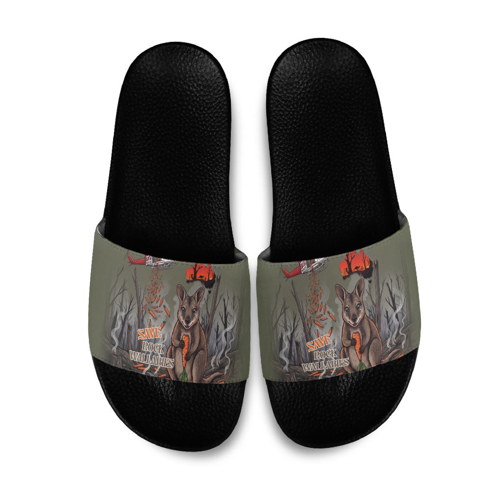 Save Rock Wallabies Australia 2026 Slide Sandals