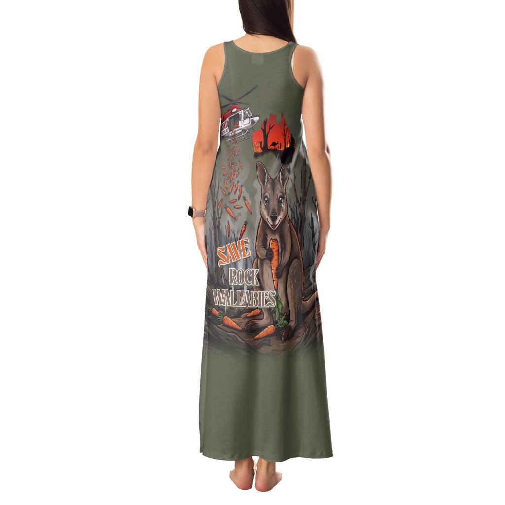 Save Rock Wallabies Australia 2026 Tank Maxi Dress