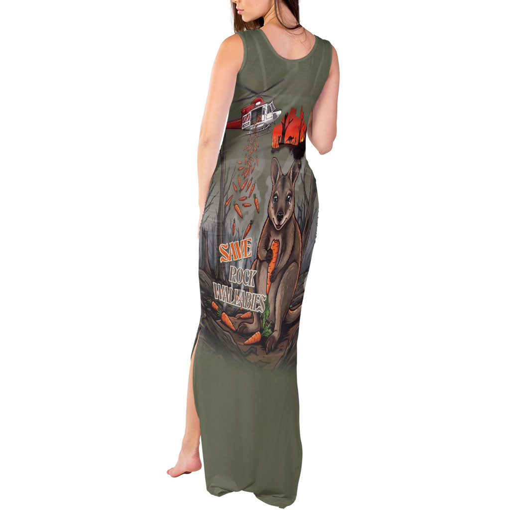 Save Rock Wallabies Australia 2026 Tank Maxi Dress