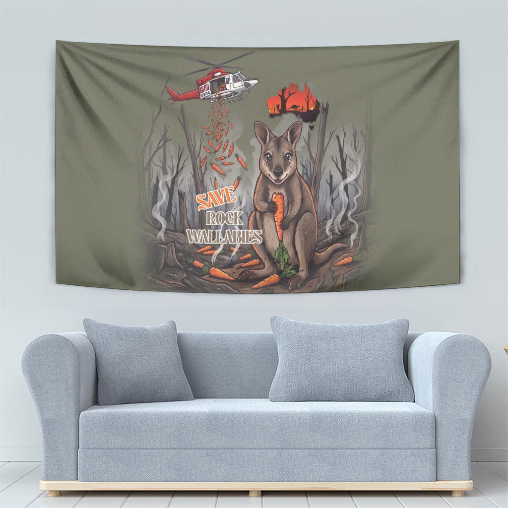 Save Rock Wallabies Australia 2026 Tapestry