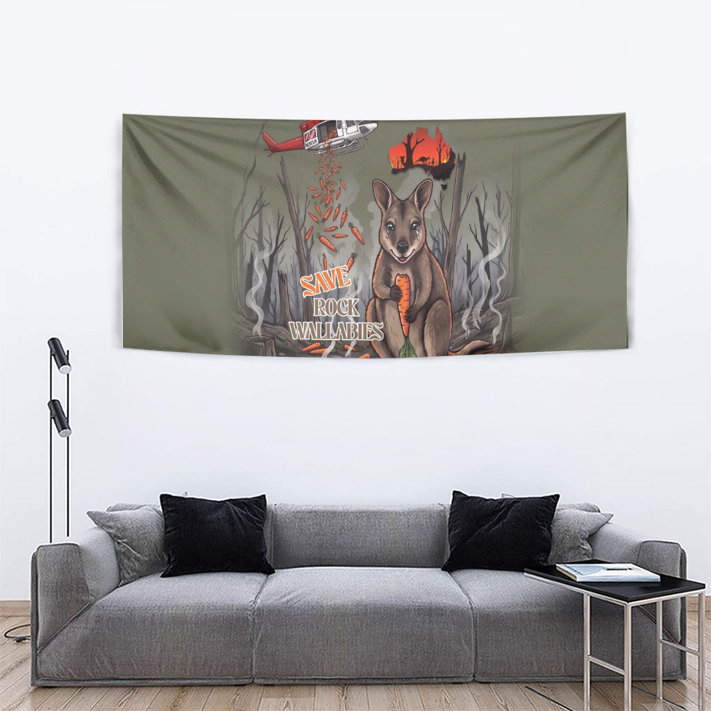 Save Rock Wallabies Australia 2026 Tapestry