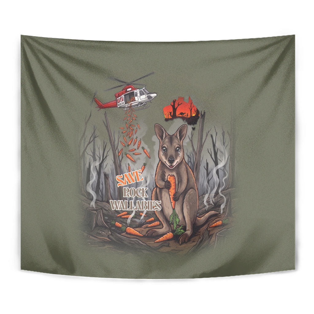 Save Rock Wallabies Australia 2026 Tapestry