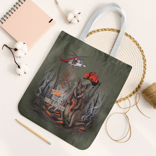 Save Rock Wallabies Australia 2026 Tote Bag