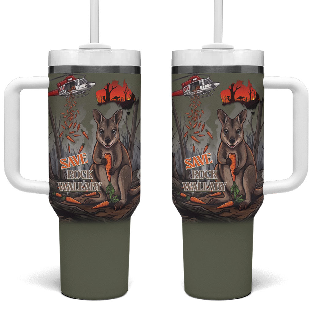 Save Rock Wallabies Australia 2026 Tumbler With Handle