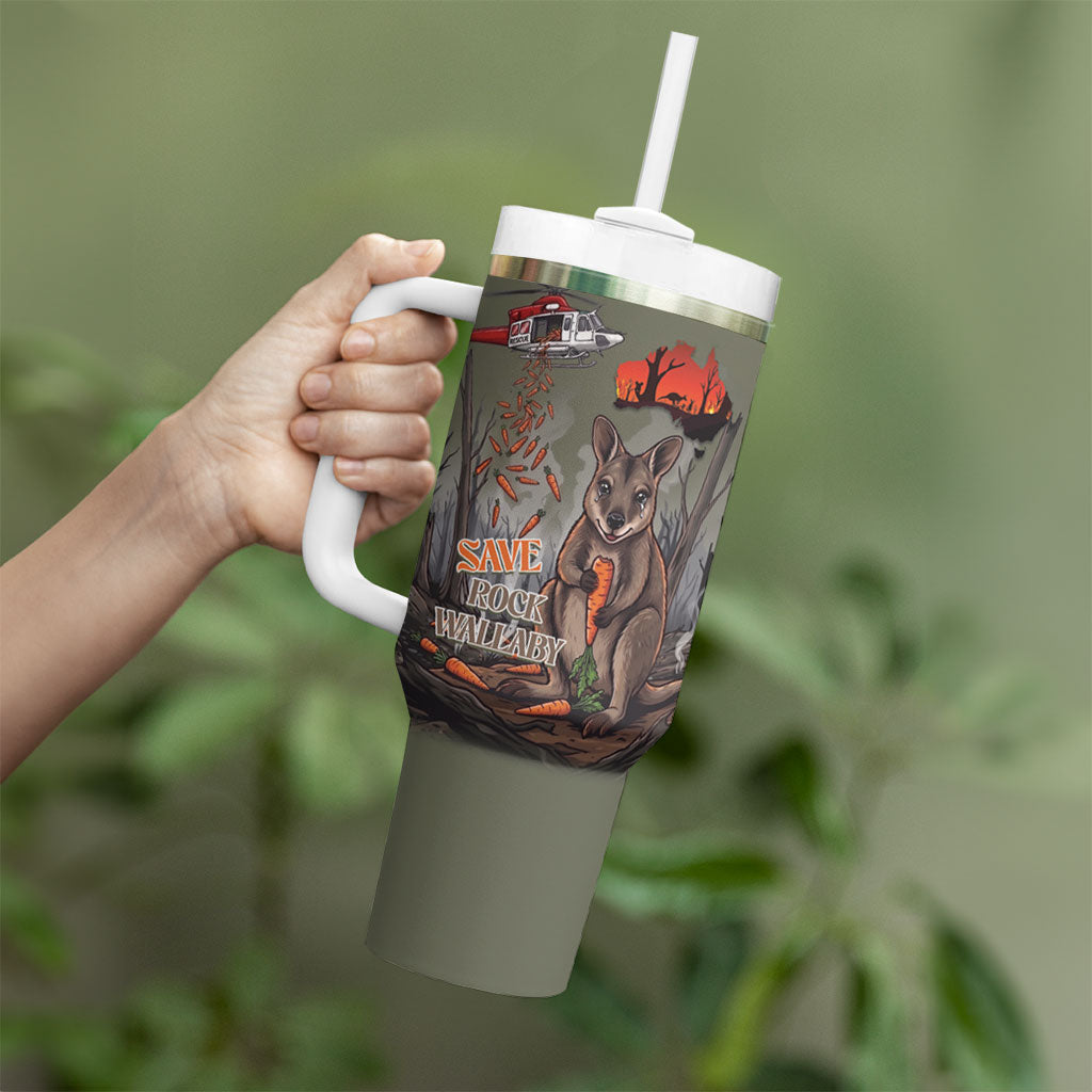 Save Rock Wallabies Australia 2026 Tumbler With Handle