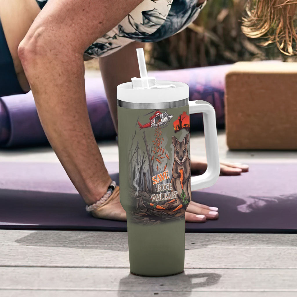 Save Rock Wallabies Australia 2026 Tumbler With Handle